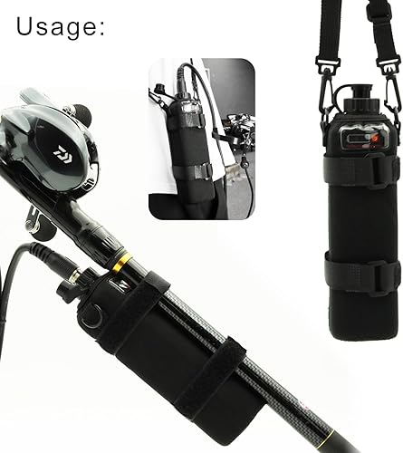 Miniatura 3 de Batería de carrete eléctrico Super Mini 14.8V 10000 mAh. Funda de aleación de aluminio a prueba de óxido. Compatible con carretes de pesca eléctrica