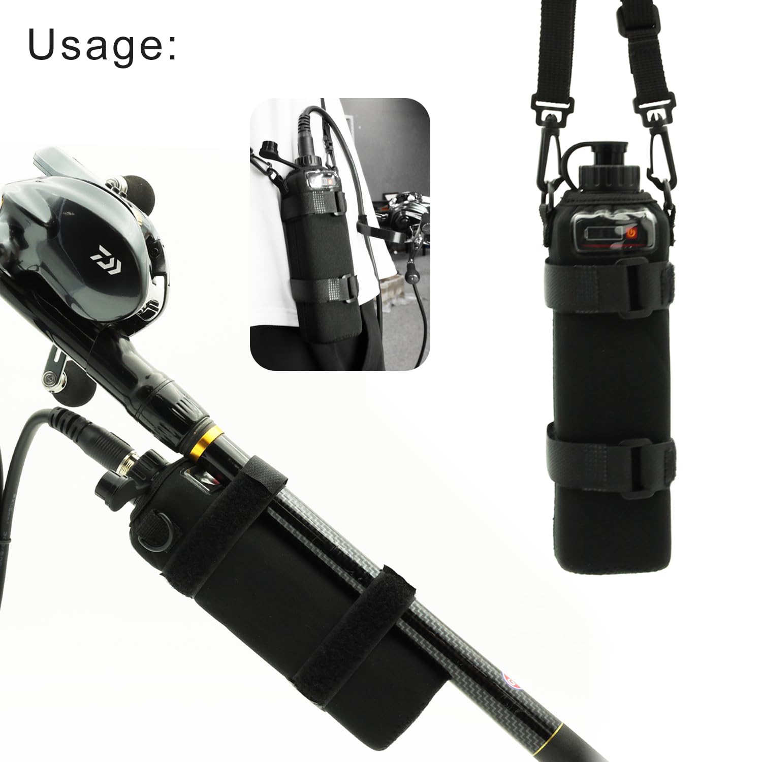 Super Mini 14.8V 10000 mAh Electric Reel Battery. Aluminum Alloy