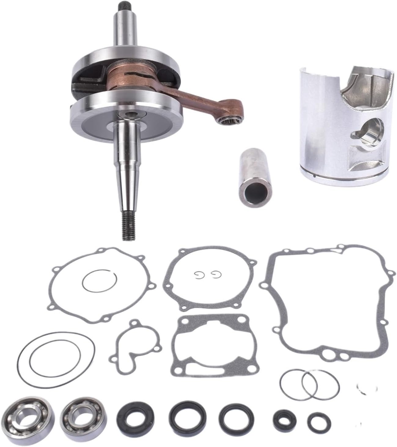 Clutch Gasket AP02 Fit for 2002-2014 Yamaha YZ85 YZ 85 Crankshaft Gaskets Seals Bottom End Rebuild Kit