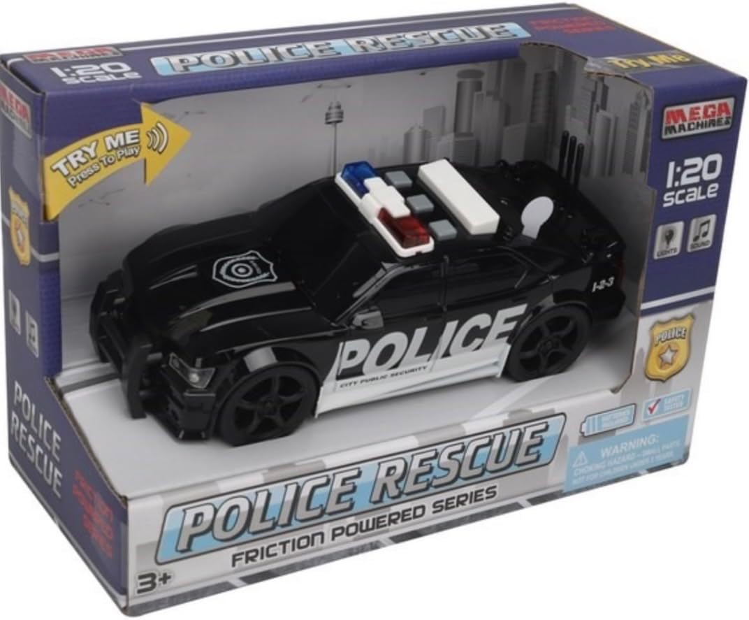 Police Rescue Lights & Sound Police car 120 Scale Amazon.ca Toys