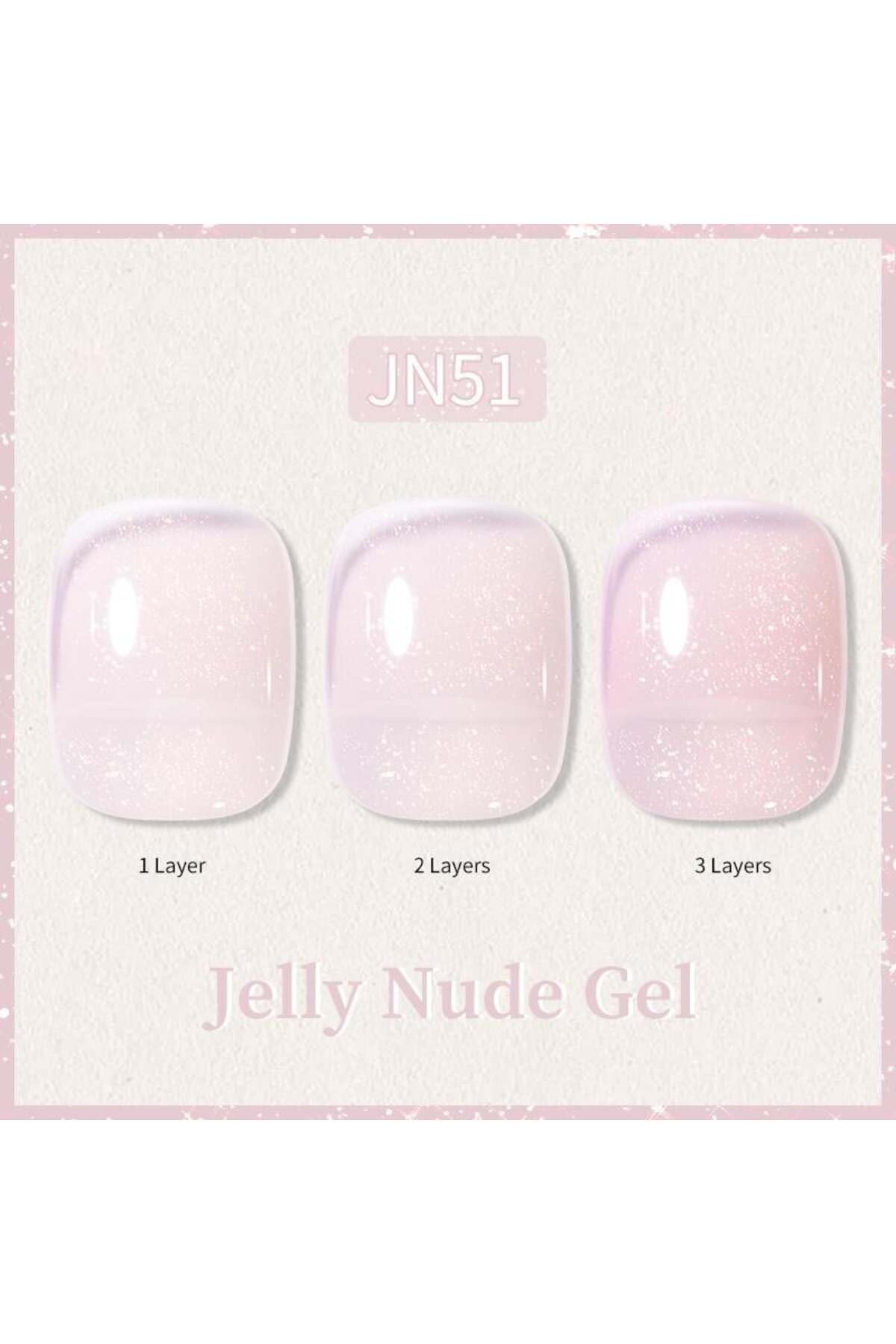 Born Pretty 10Ml Jelly Nude Seri Kalıcı Oje Jn51 (57851-1) 4132