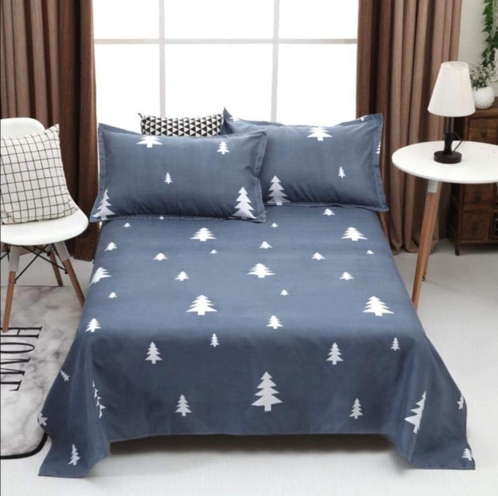 CTOBB Flat Sheet Black Double / Queen / King Size Bed Linen Fashion