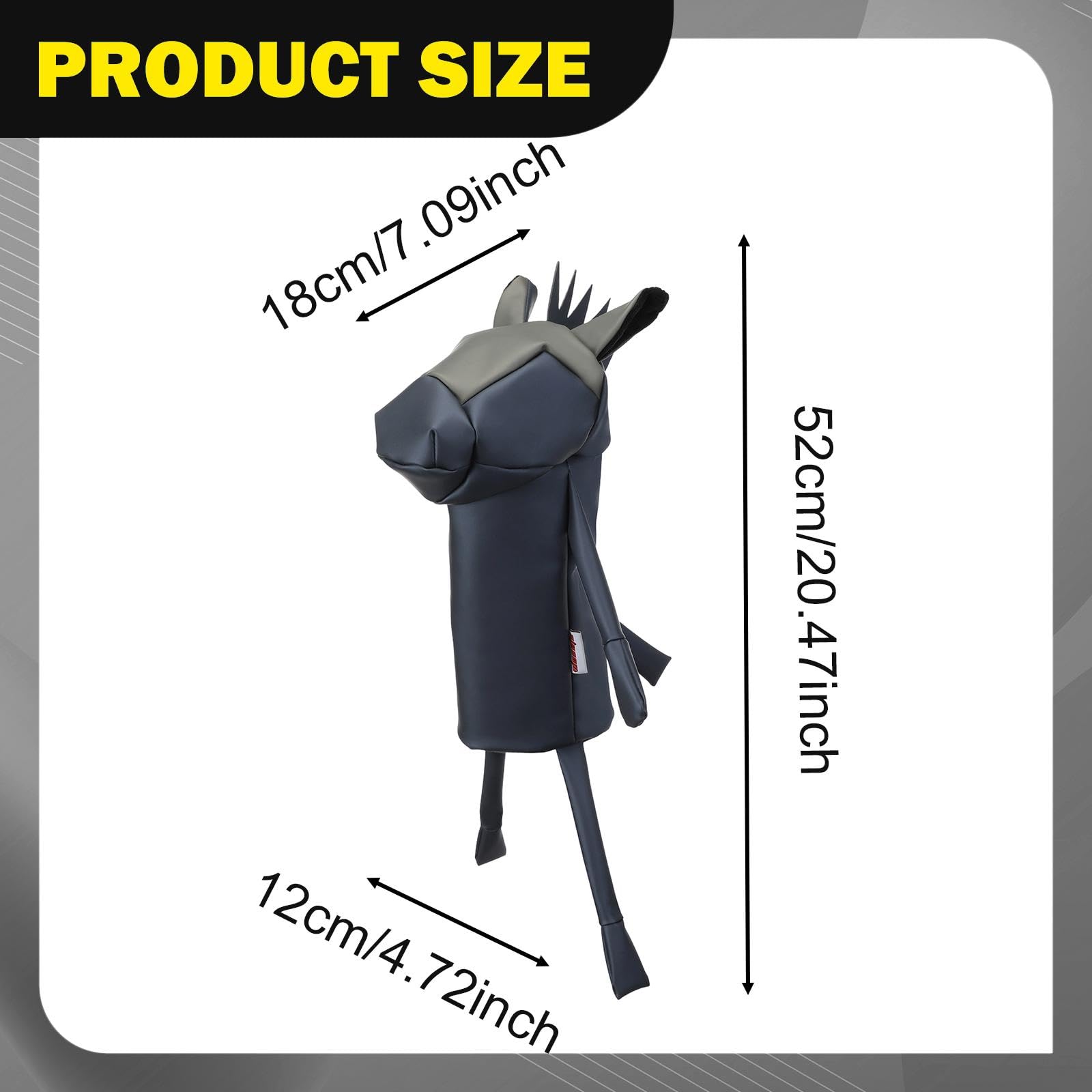 F Fityle Funda para La Cabeza del Palo de Golf (Driver), Funda Protectora para Equipo de Golf, Funda con Dibujos Animados, Funda de Transporte, Accesorio de Go