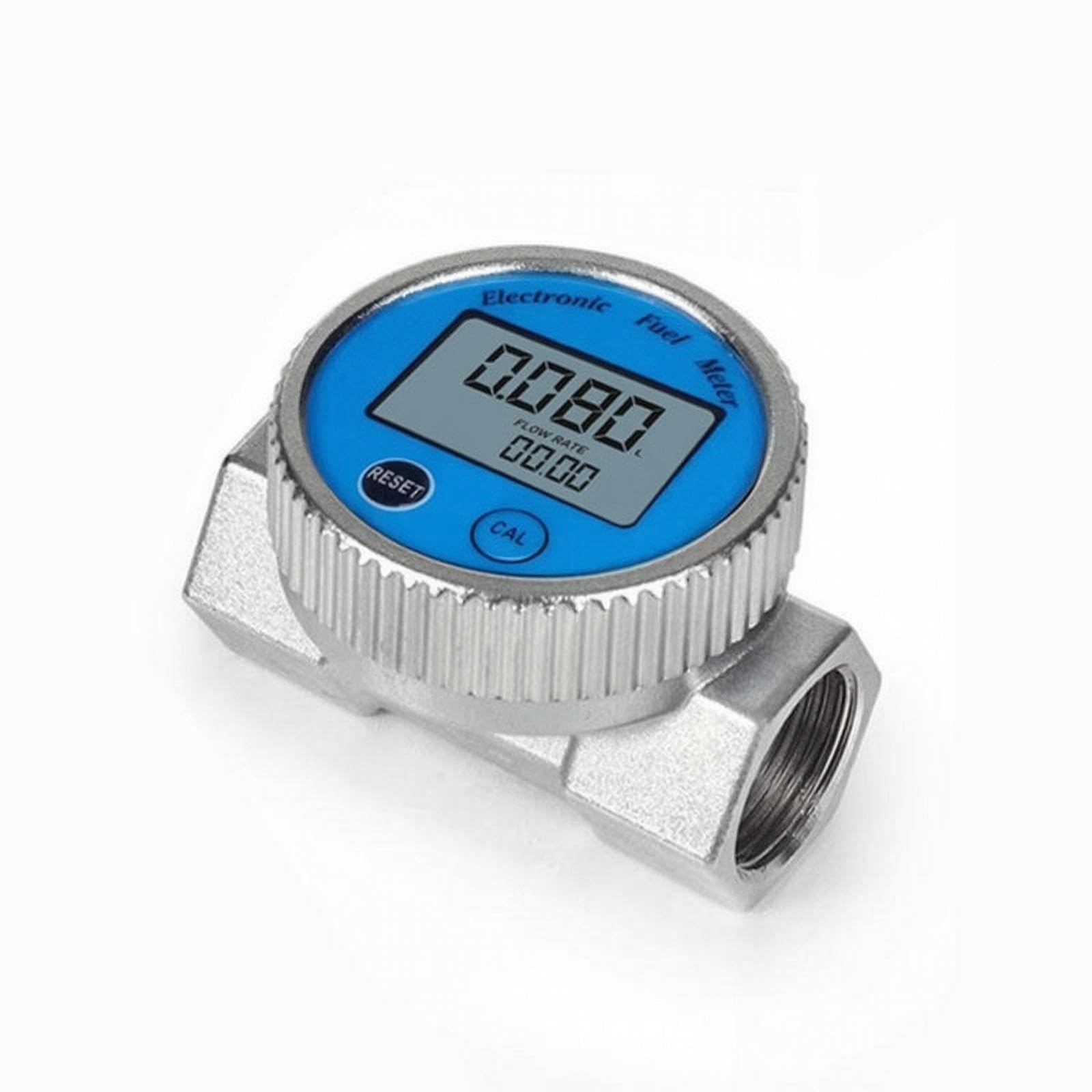 Digital Impeller Volume Meter Waterproof Volume Meter with Digital Screen Display Threaded Water Transfer, Propellant Handling, Workshop 1 Inch Ss-picture-13