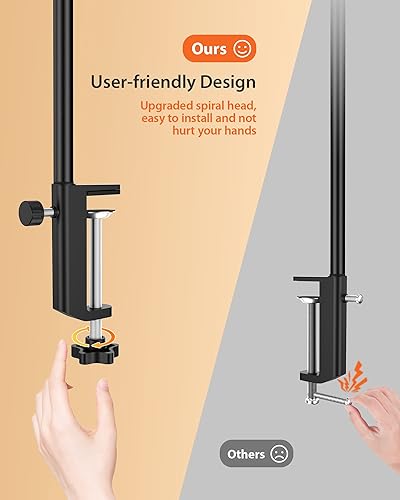 Miniatura 8 de Lámpara de escritorio con control remoto, brillo ajustable, luz LED que cuida los ojos, cabezal giratorio, USB con adaptador, diseño que ahorra