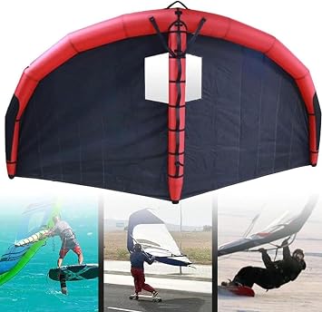 Inflatable Surfing Wing,Wind Wing Foil,Wing Foil Kitesurfing,Inflatable Wing Surfing,Handheld Foil Wing Kite,for Wind Wing Foiling,Surfing,Snow Ski Surfing,Water Play,6m2