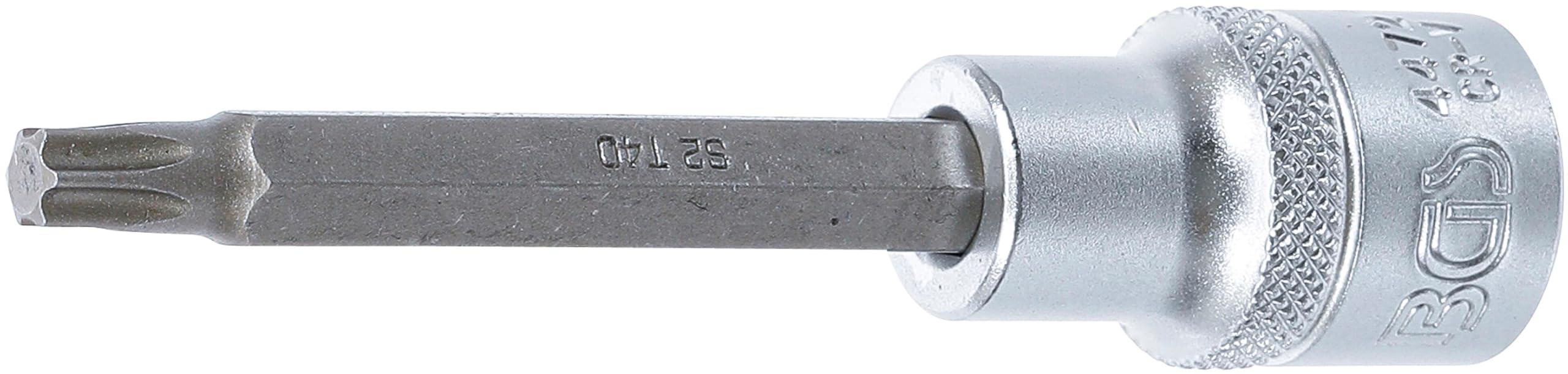 BGS 4472 | Bit Socket | length 100 mm | 12.5 mm (1/2") Drive | T-Star (for Torx) T40