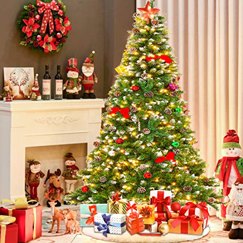 image for INTERGREAT 7 Ft Prelit Christmas Tree with Light, Indoor/Outdoor Chris