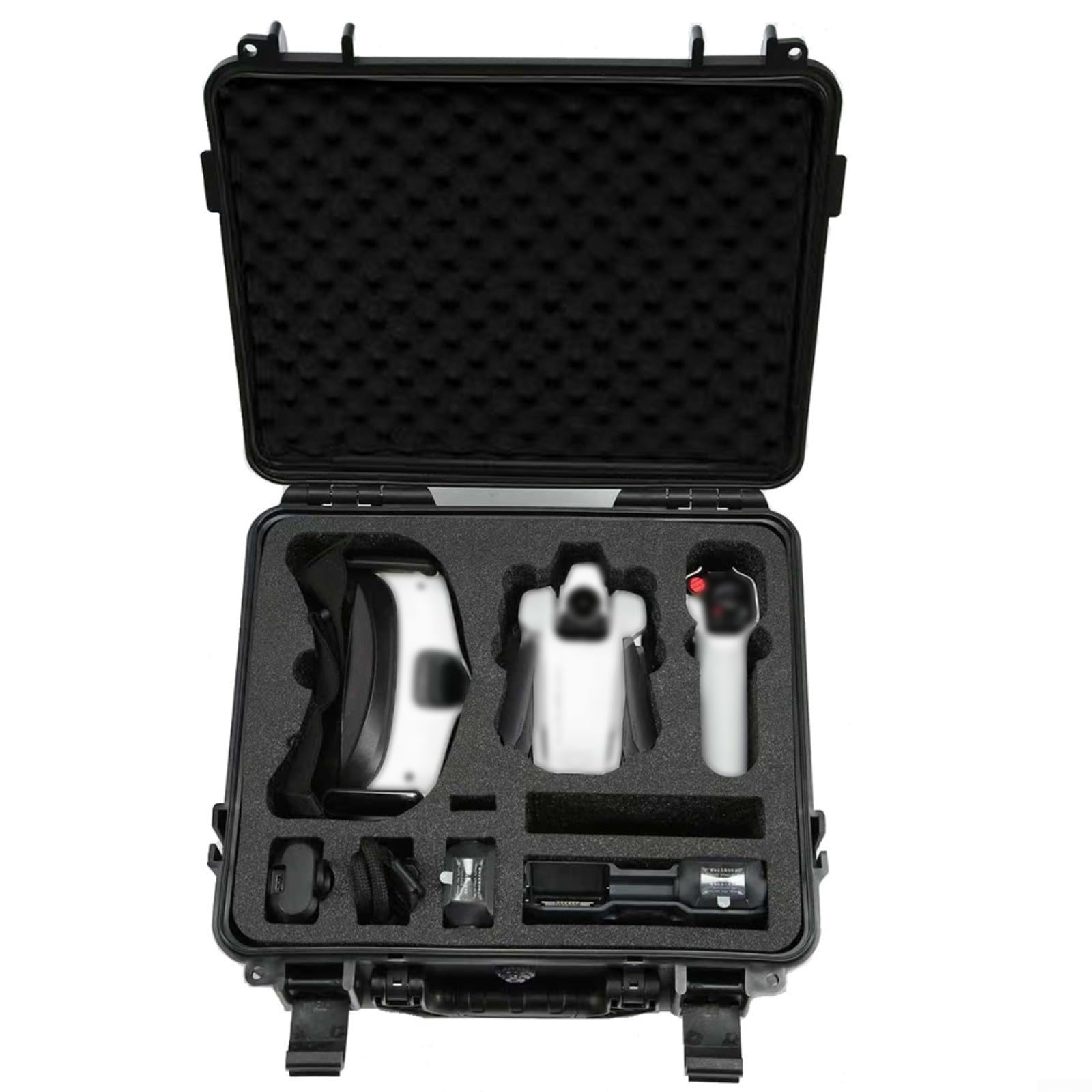 Boîte de rangement pour antigravité A1 : étui ABS anti-explosion, sac à bandoulière portable pour photographie en plein air, voyage, noir, 33 x 28 x 12 cm