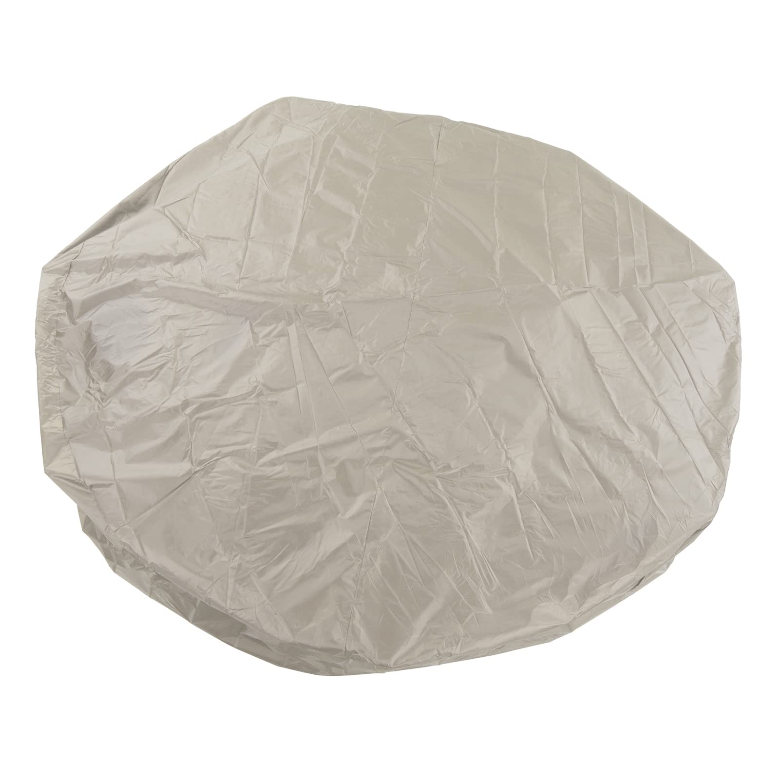 Housse de ronde pour ou - En polyester taffetas imperméable - Argenté - 190 x 30 cm - Beige