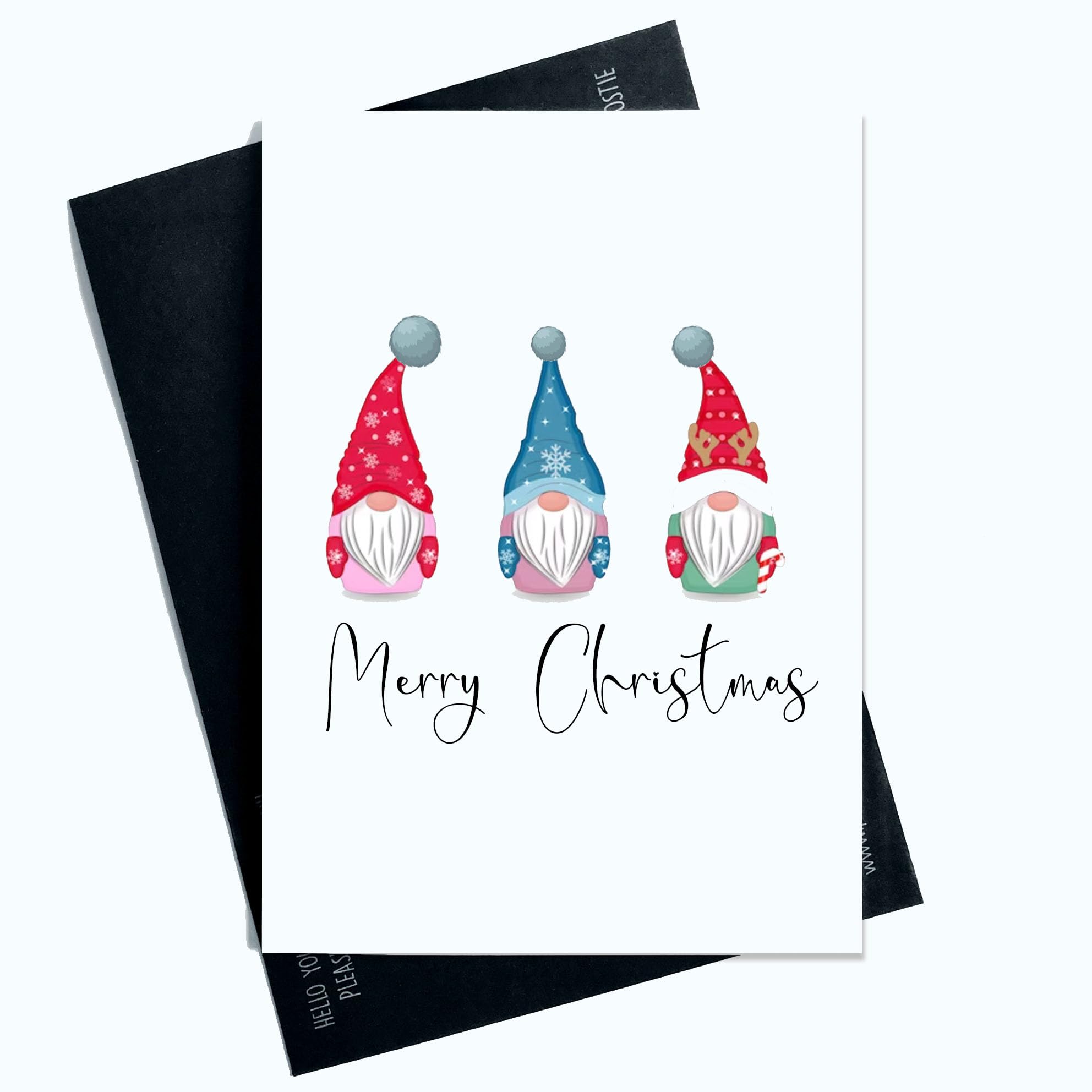 Merry Christmas Gonk Card - Festive Greeting for Him or Her, Spread Holiday Cheer with This Adorable and Unique Christmas Card SP148