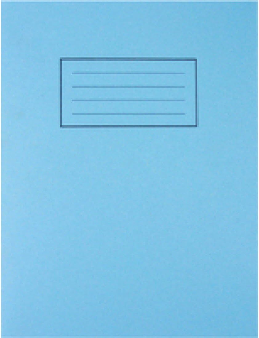 Silvine Exercise Book Ruled 229x178mm Blue (Pack of 10)