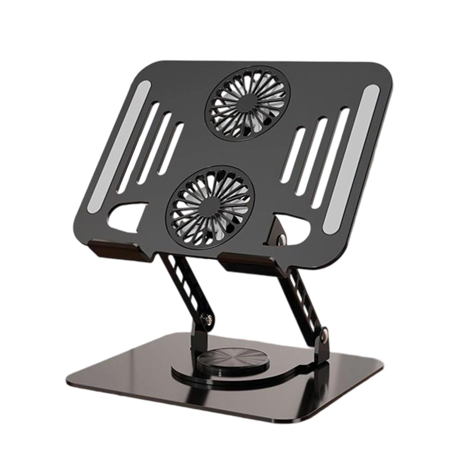 Rialzo Laptop Computer Con Elevatore Pieghevole | Stand Laptop Ergonomico 360° Rotante Per Casa, Soggiorno, Tavolo, Ufficio, Scrivania, Viaggio, Università, Studio, Lavoro,