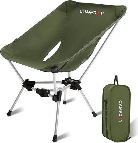 Silla de camping portátil para senderismo, ultraligera, pequeña, ligera, plegable, para campamento al aire libre, playa, picnic, concierto, soporta