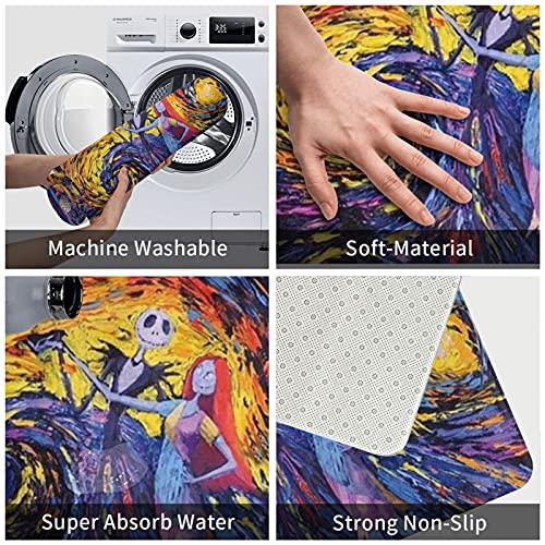 Bathroom Rug Washable Tub Non Slip Bath Mats Christmas Carpet Absorbent Kitchen Shower 19.5 X 31.5 Inch #TOP2