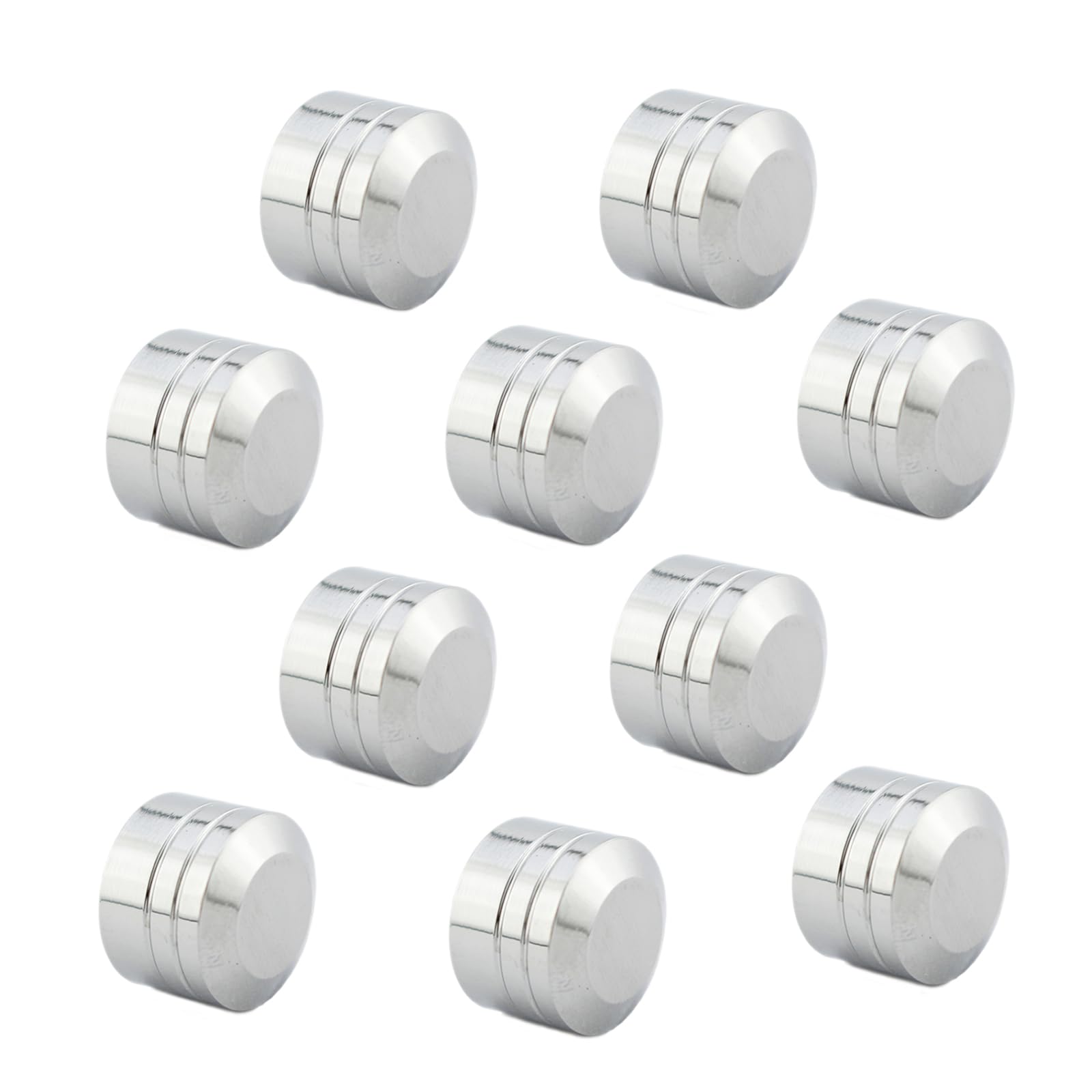 10 Pcs Motorcycle Bolt Covers Engine Topper Caps Aluminum for Harley Twin Cam Sportster Dyna Touring Street Glide Road King Softail Fatboy Slim (