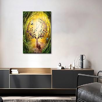 アート　絵画　インテリア Amazon.co.jp: 金運アップ 幸運 開運 風水 風水絵 玄関 飾り 絵