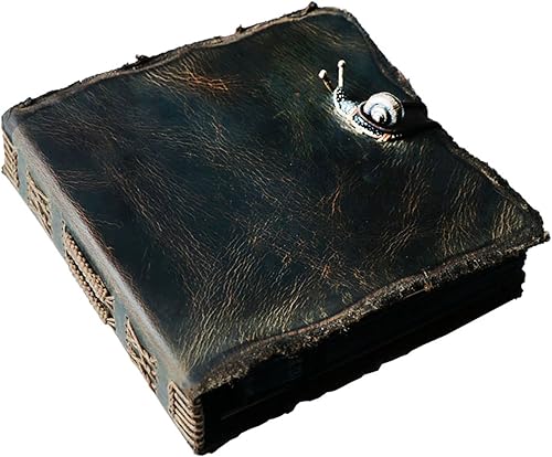 Álbum de fotos hecho a mano, cubierta de cuero vintage, bolsillo intersticial de piel de vaca, almacenamiento portátil de este álbum de fotos para