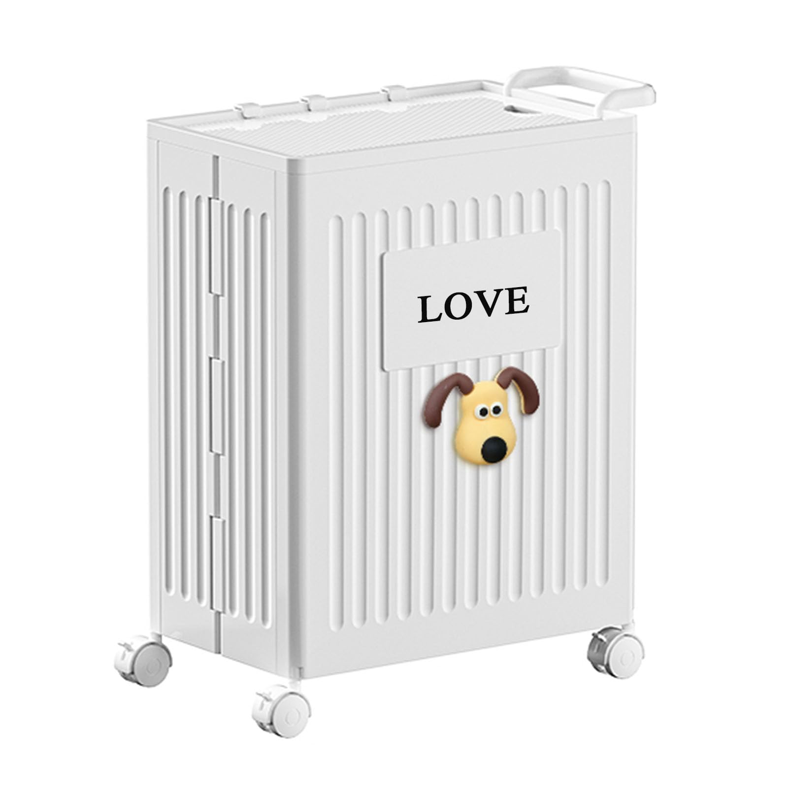 with Pulley Large Capacity Dirty Clothes Basket, Home Bathroom Put Clothes Laundry Basket, Foldable Storage Basket, Simple Atmosphere Laundry Bucket Basket