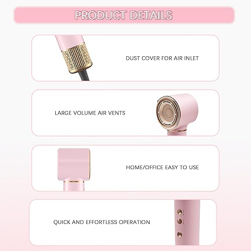 Miniatura 6 de Moldeador de aire caliente 5 en 1, cepillo secador de pelo para secado rápido, rizado, voluminizador y alisado, sin encrespamiento y sin daños por