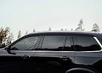 Vista 5 de Protectores de lluvia para Volvo XC90 2016-2022 (6 unidades) estilo cinta tintada humo