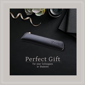 Zebra SARASA Clip 3C Black 0.4mm Multicolor Pen & Refills (Black, Blue, Red) with Slim Black Pen Case
