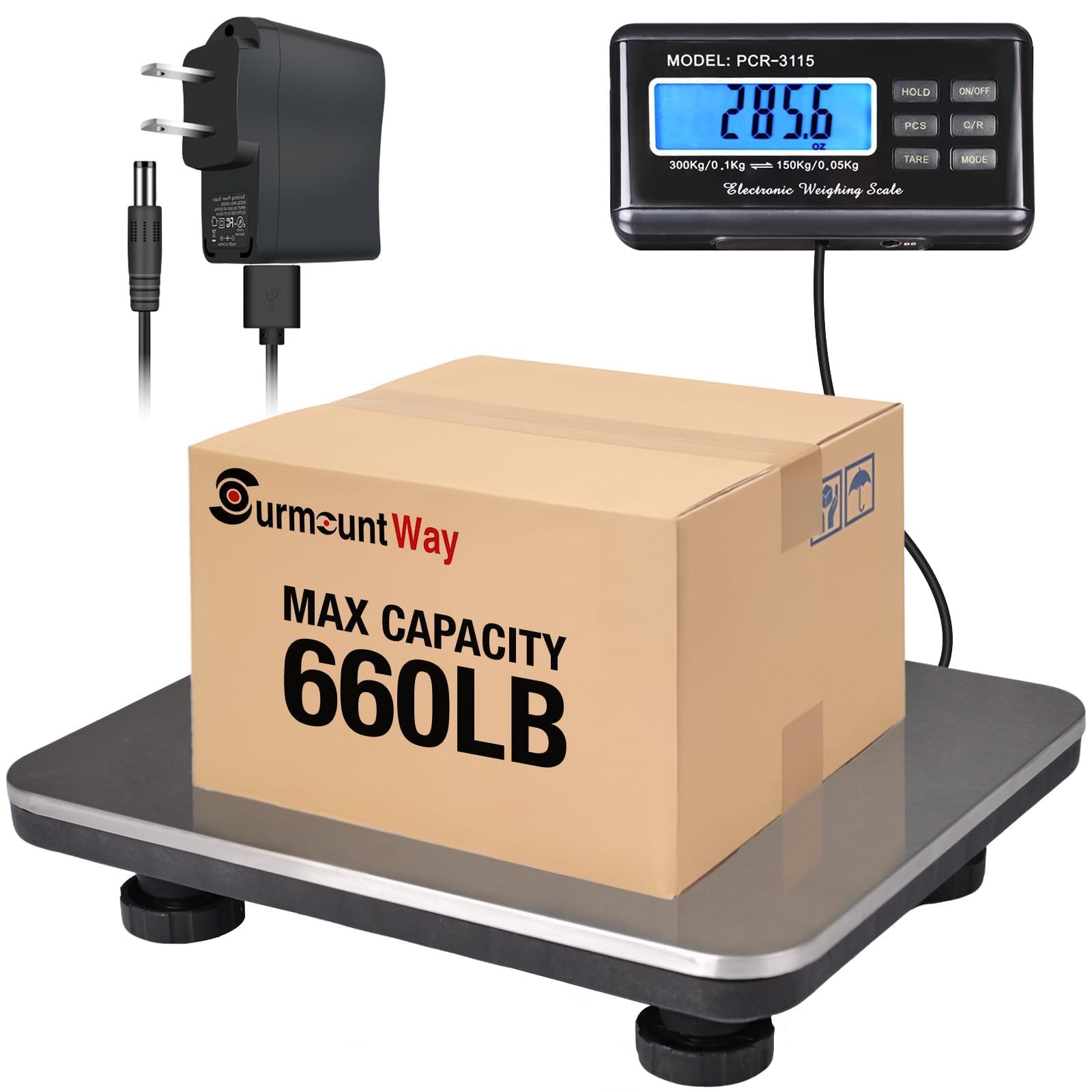 SurmountWay 660lbs Shipping Scale