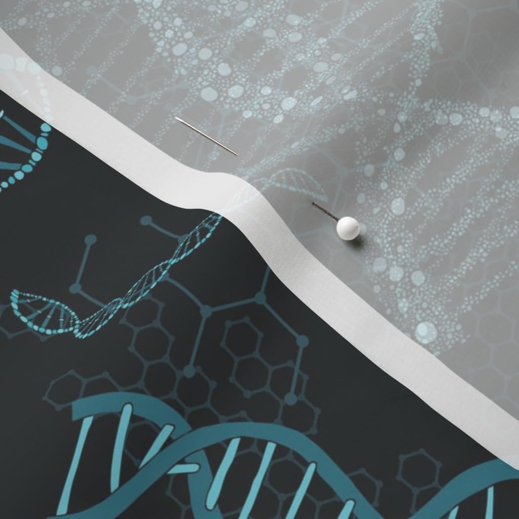 Spoonflower Fabric - Science School Nerd Life Dinosaurs Printed on Chiffon Fabric by The Yard - Sewing Fashion Apparel Dresses Home Decor