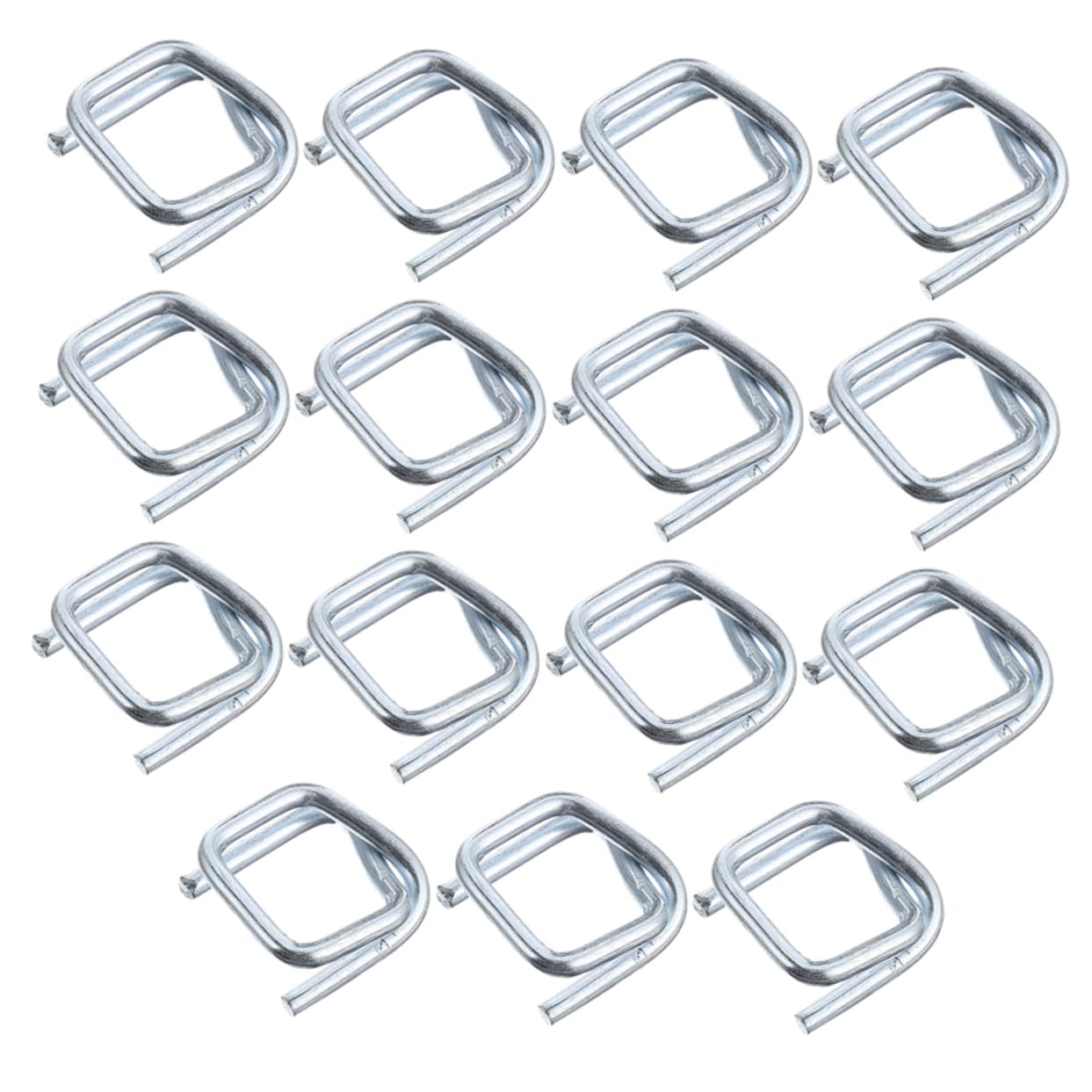 Verzinkte Metallschnallen Rostbeständig für Packgurte 50 Stück 19mm Breite und Leicht für Rucksack und Gepäckverpackung Sowie Selbstgemacht Handwerk