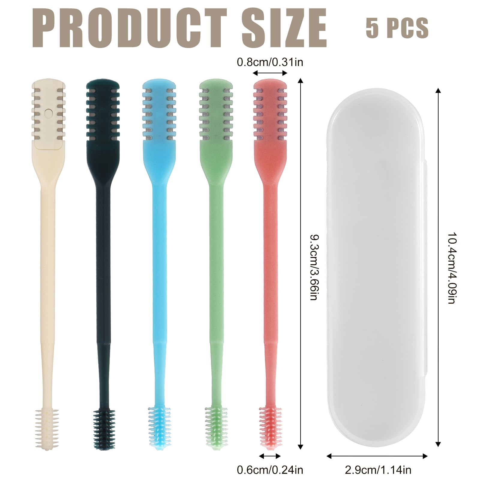 Amazon.com: 5pcs 2-in-1 Nasal Hair Cutter, Double Sided Nose Hair 