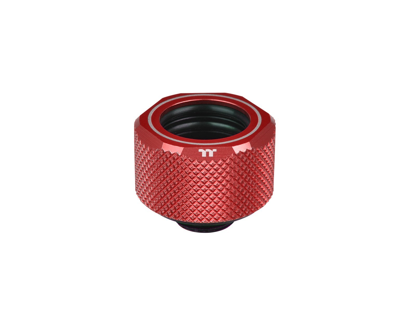 Thermaltake 16mm Pacific C-PRO G1/4 レッド Pacific C-PRO G1/4 PETG Tube 16mm OD Compression – Chrome (6