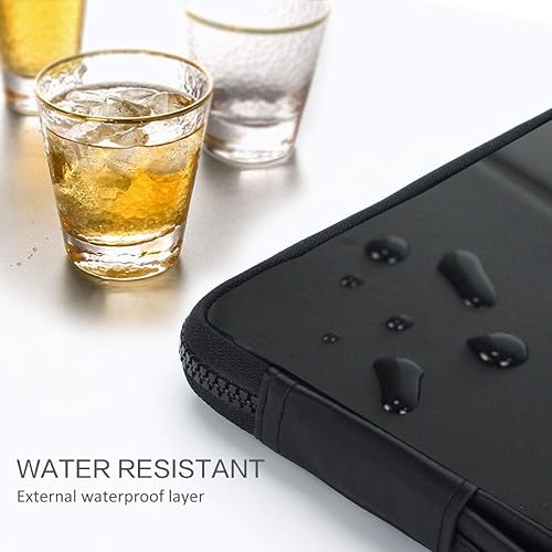 Miniatura 5 de DOMISO Funda impermeable para laptop de 15.6 pulgadas, a prueba de golpes, con asa, ligera, suave, EVA, funda para tablet para portátiles de 15.6