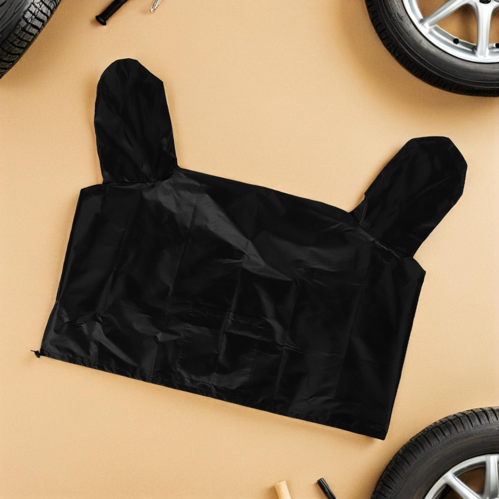 Telo Coprimanubrio in Nylon per Motociclette e Scooter Elettrici, Copertura a Orecchie per Cruscotto Protezione da Sole e Pioggia, Accessorio per Uso Esterno e Urbano