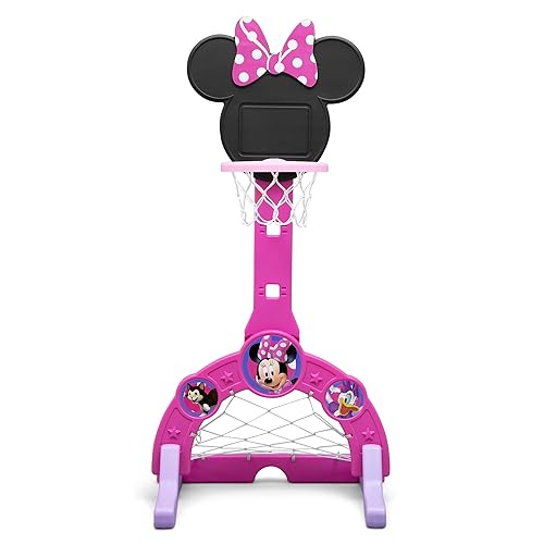 Miniatura 21 de Delta Children Marvel Spider Man - Centro deportivo 4 en 1 – Aro de baloncesto ajustable de fácil puntuación, red de fútbol/hockey y juego de golf