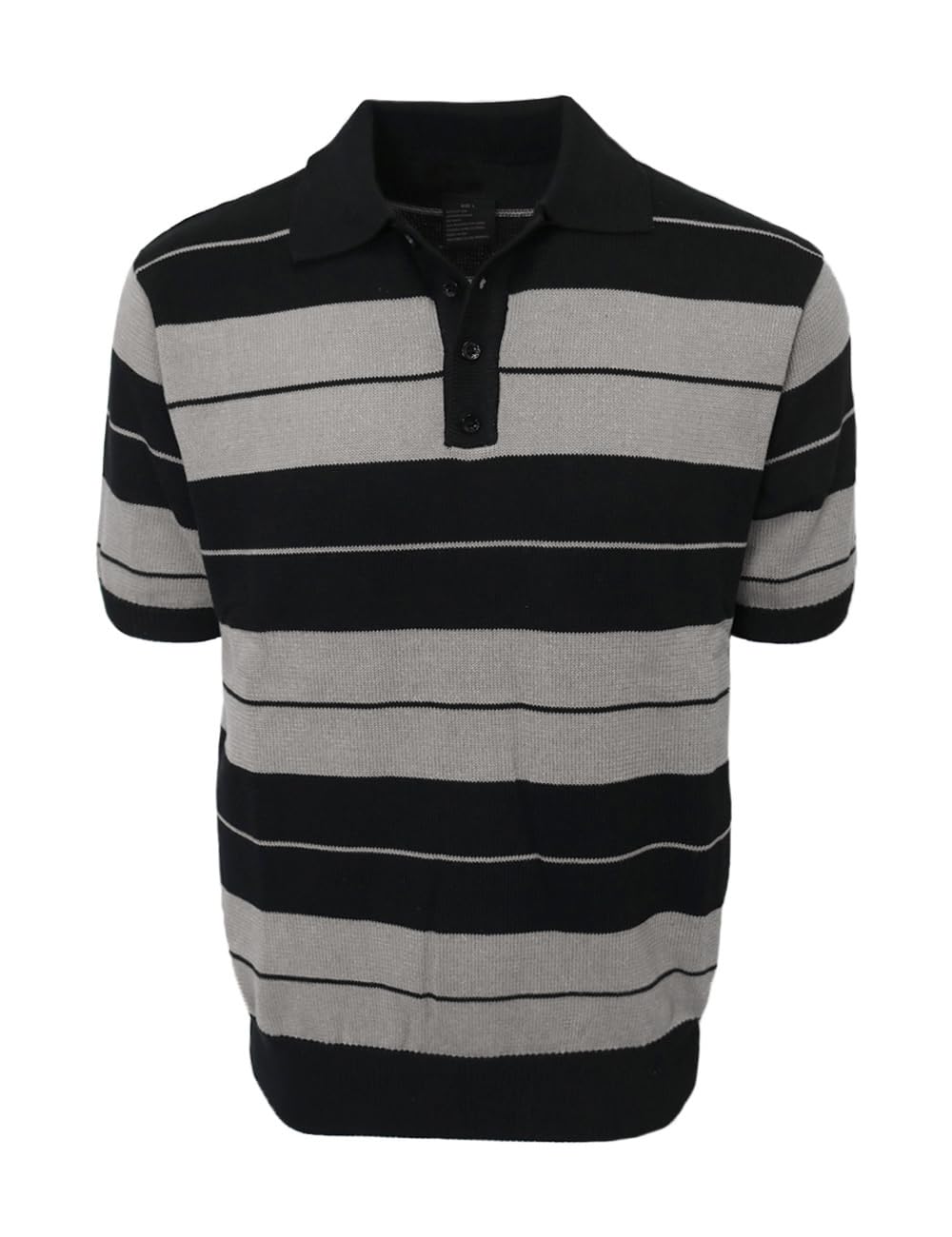 URBANJMen's Charlie Brown Shirt Short Sleeve Striped Knit Polo Shirts