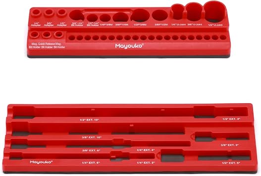 Mayouko Magnetic Socket Accessory Holder Organizer& Magnetic ABS Socket Extension Organizer