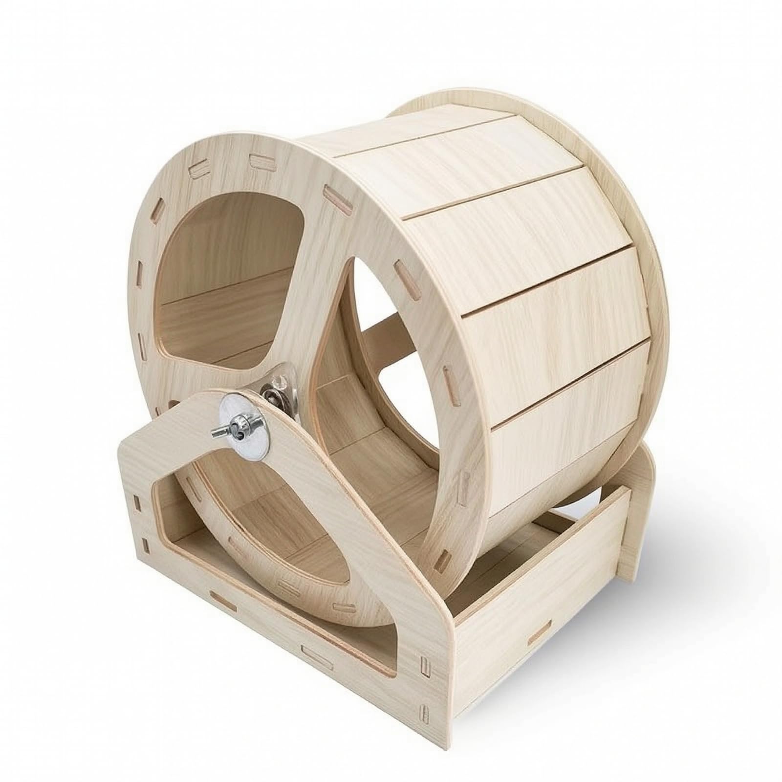 Roue d'exercice Hamster de Course pour Rongeur d'Entraînement Silencieuse Support Double Stable et Revêtement Imperméable pour, 31