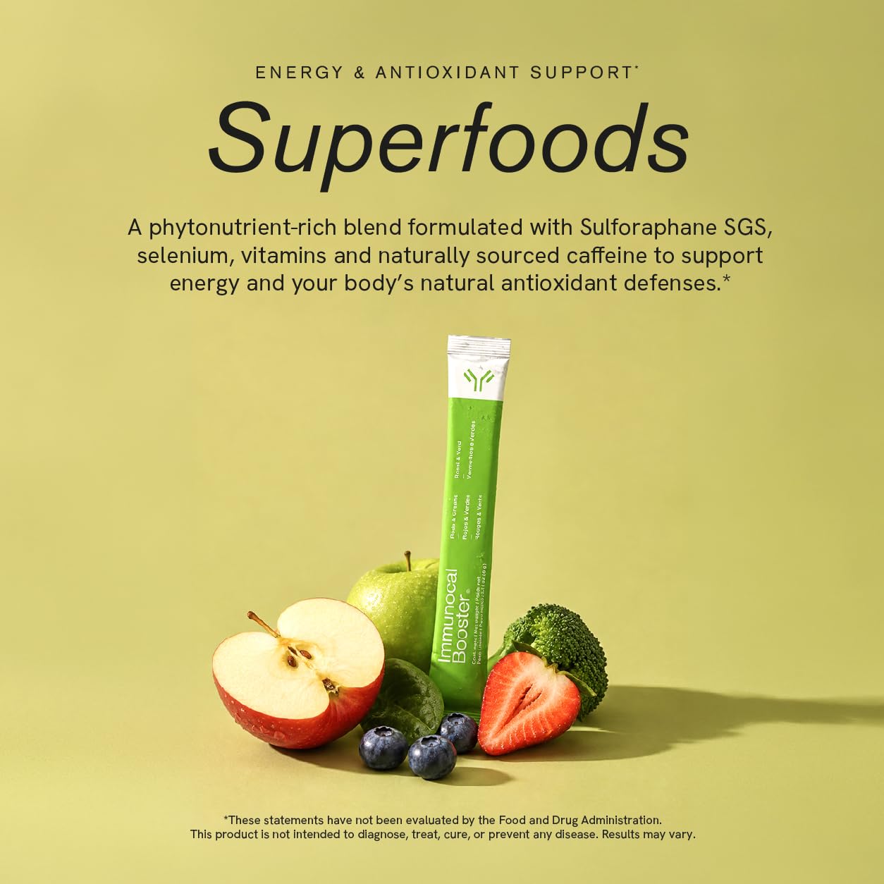 Immunocal Booster – Superfood Antioxidant Blend with 50+ Fruits & Vegetables – Supports Immune Health, Cellular Defense & Daily Wellness (Nrf2) – Sugar-Free, Gluten-Free – 30 Servings — Amazon image 2