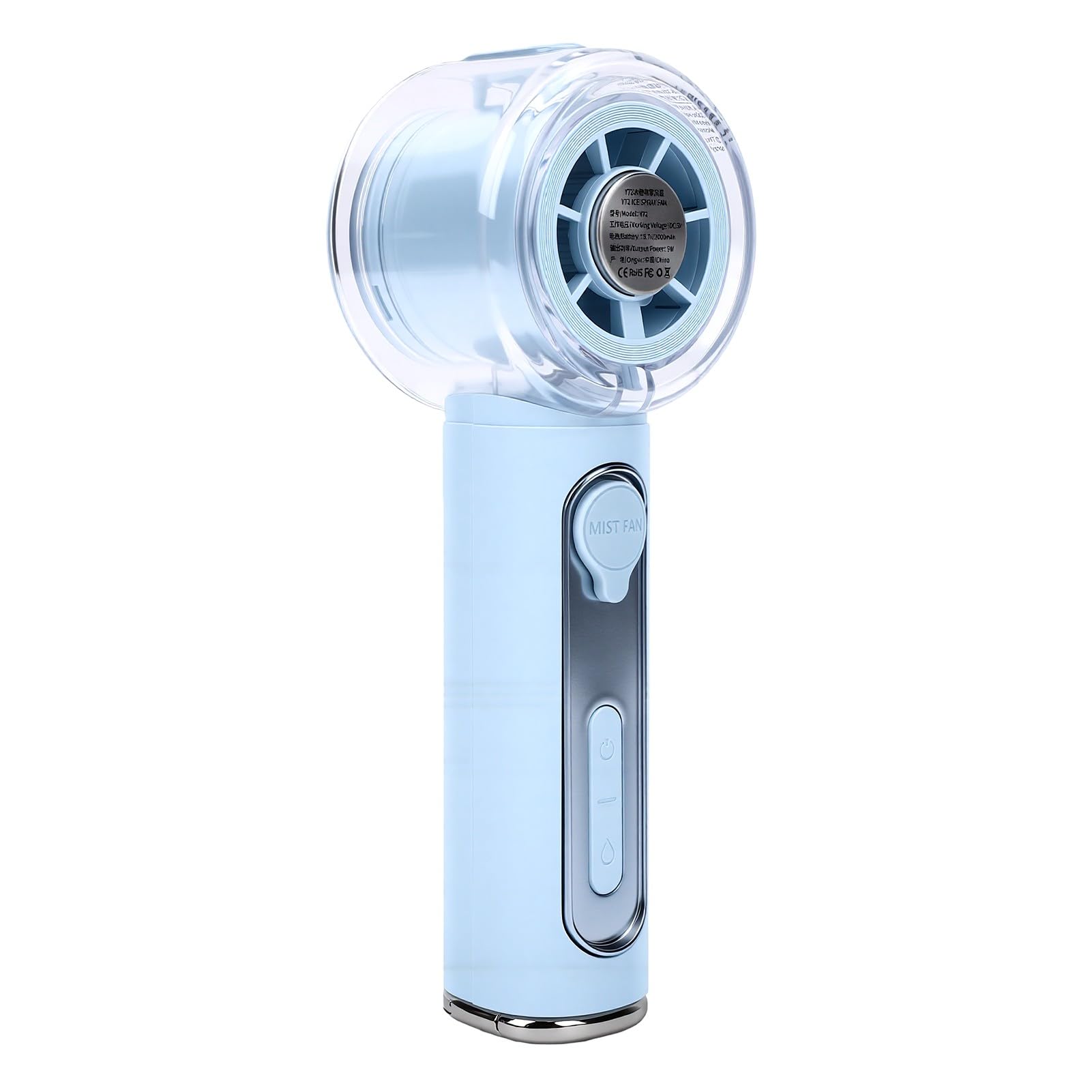 Annadue Ventilatore Nebulizzatore Portatile con 5 Velocità per Viaggio