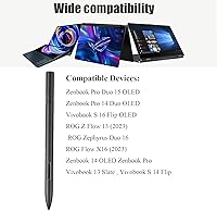 Vista 3 de Active Stylus Pen 2.0 SA203H compatible con ASUS Pen 2.0 SA203H compatible con Asus ROG Z Flow 13, X 16, Zephyrus G 14, Vivobook S 14 Flip, Zenbook