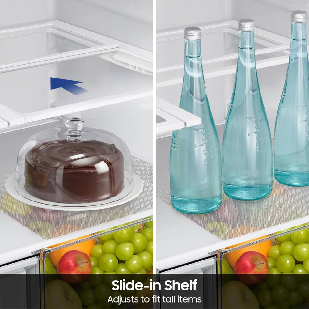 Samsung RF27CG5B30SR 25.5 Cu. Ft. Stainless Bespoke Counter Depth French Door AI Smart Refrigerator on Fridge.com