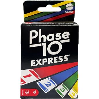 Mattel Games Mattel HXH04 Phase 10 Express Card Game