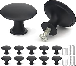 Misuyue 10pc Black Drawer Knobs, Cupboard Han...,