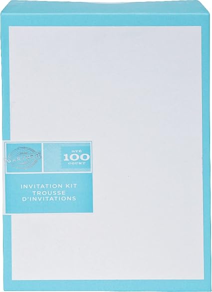 Amazon.com : Gartner Studios 76038 gar76038 Printable Invitations White ...