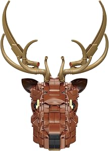 Lynda Moose Head Building Blocks Wall-Mounted Puzzle 3D Animal Decor DIY Art Brick Set Unique Present