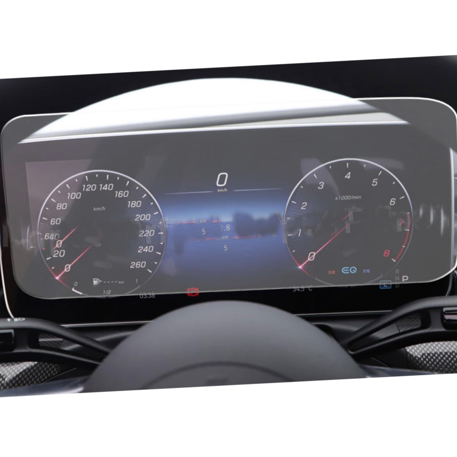 Protector de pantalla de vidrio templado para Benz C-Class Estate 2022 6