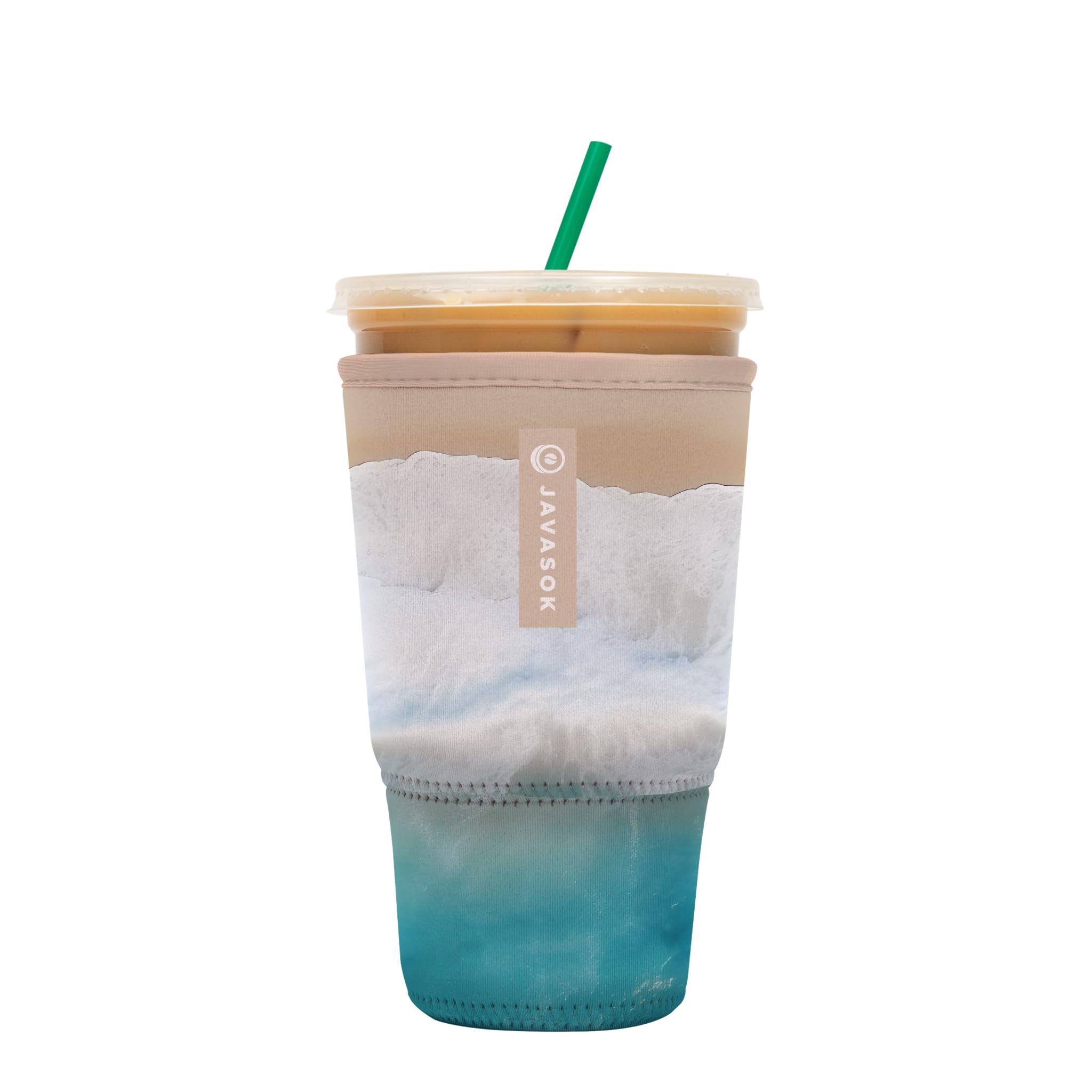 Sok It JavaSok Iced Coffee &amp; Cold Soda Insulated Neoprene Cup Sleeve (Ay, Bay Bay!, XLarge: 38-42oz)
