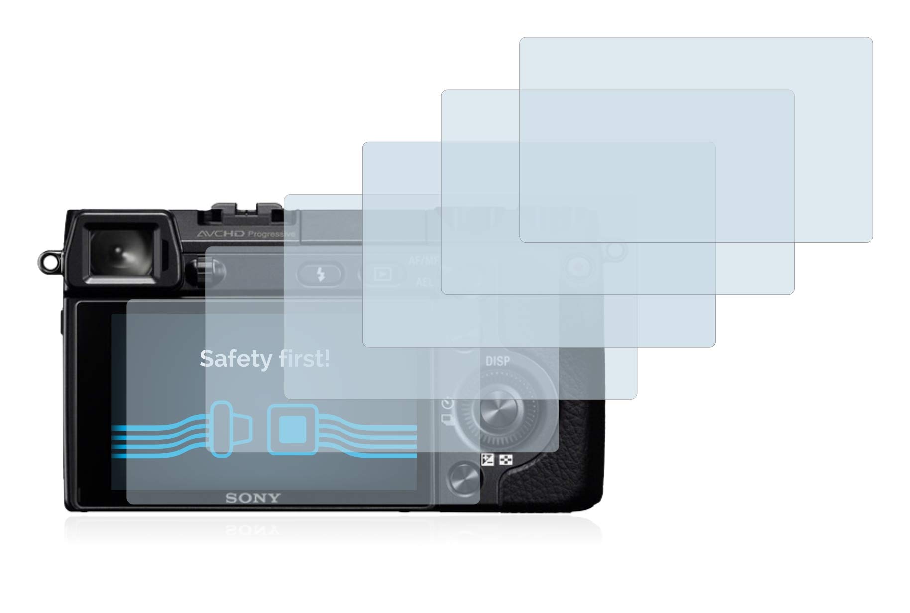 Savvies Displayschutzfolie Für Sony Alpha NEX-7 – 6 Stück, Ultraklar & Kratzfest, Made In Germany