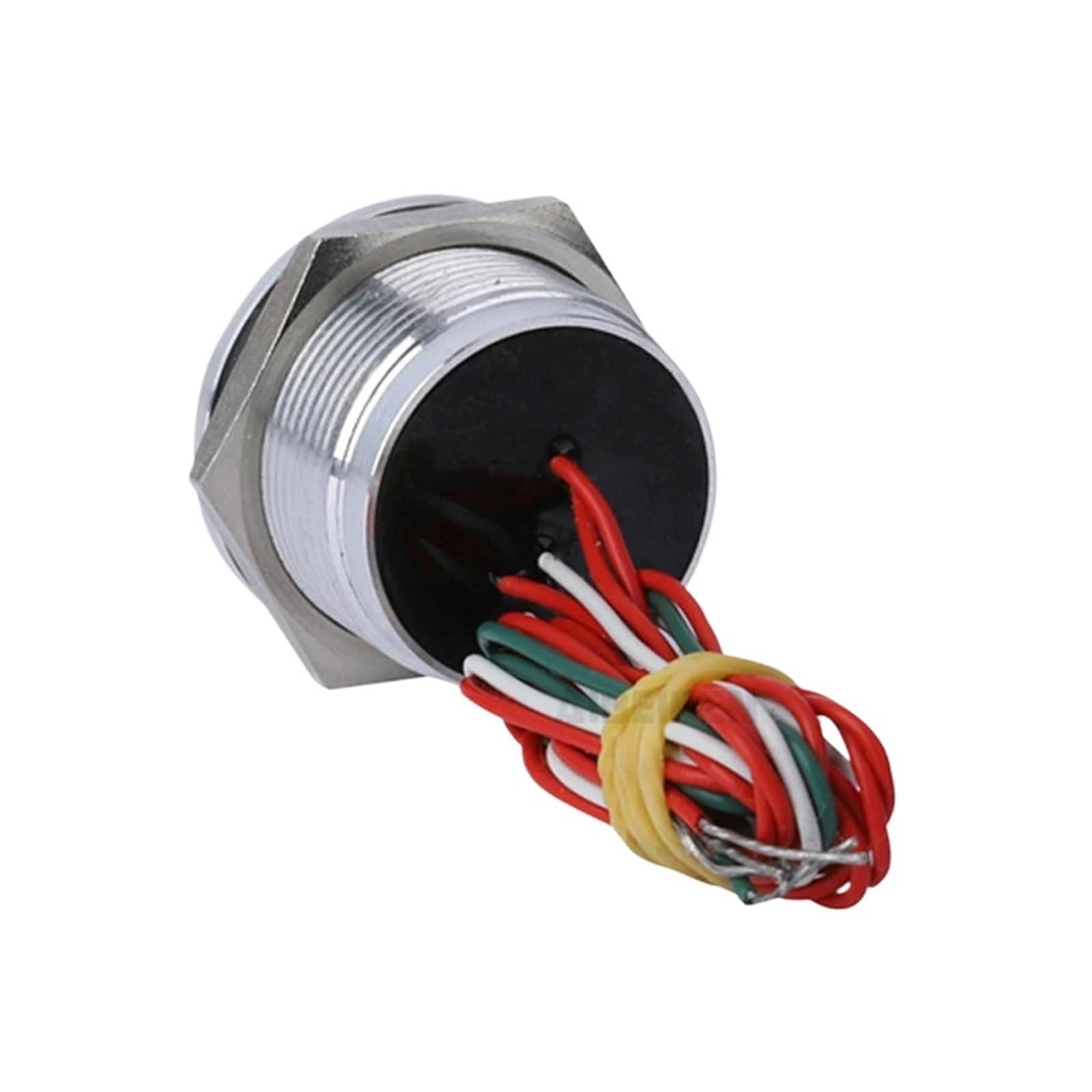 19/22mm/25mm RG/RB/RGB Ring LED Illuminated Momentary Metal Piezo Touch Switch IDGTTLDF(22MM,RB COLOR_6V)
