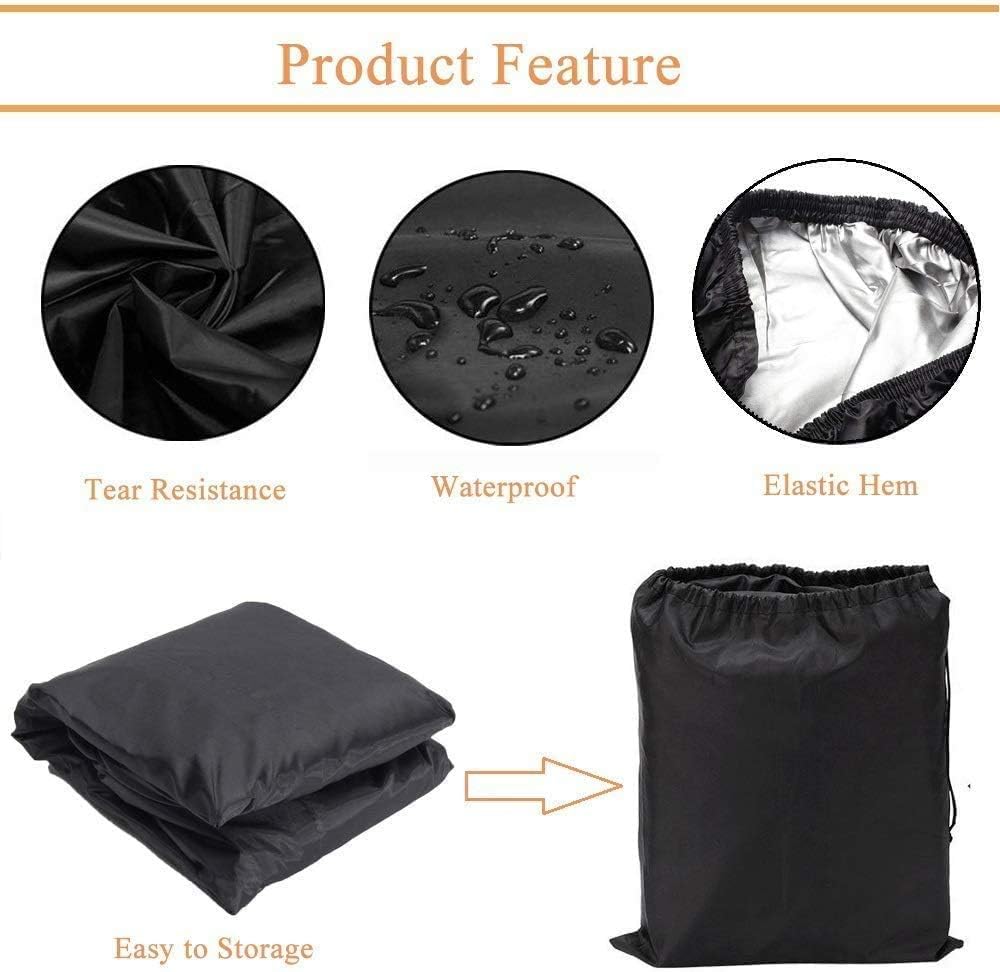 Funda Cortacésped, para Bad Boy MZ Magnum (48"/54" Deck) 2017–2026, Impermeable | Impermeable Exterior, Resistente al Desgarro, Dobladillo Elástico Ajustable, Protección Anti UV, Con Bolsa de Almacenamiento